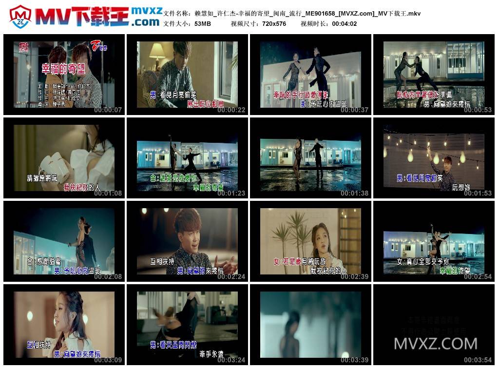 赖慧如_许仁杰-幸福的寄望_闽南_流行_ME901658